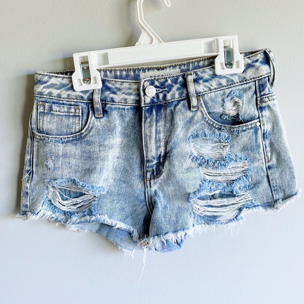 {pacsun} high rise festival jean shorts